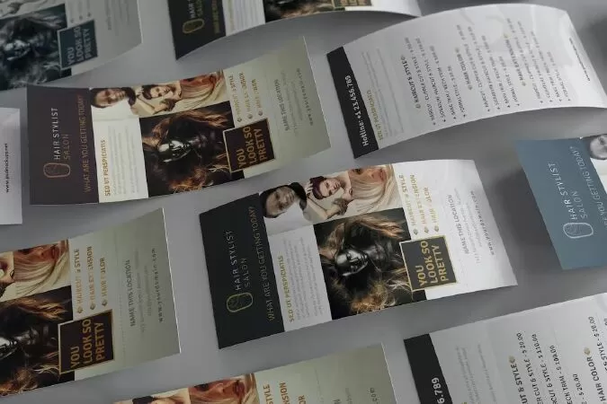 Rack Card and Voucher Mockups