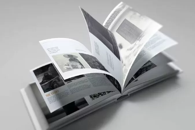 US Landscape Book Mockup