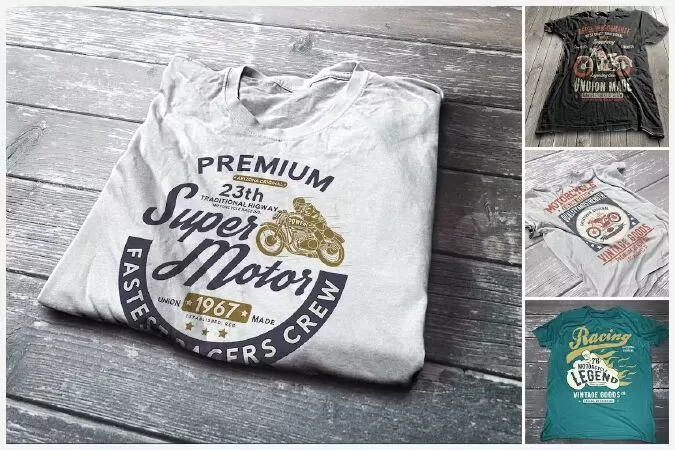 Vintage T-Shirt Mockup