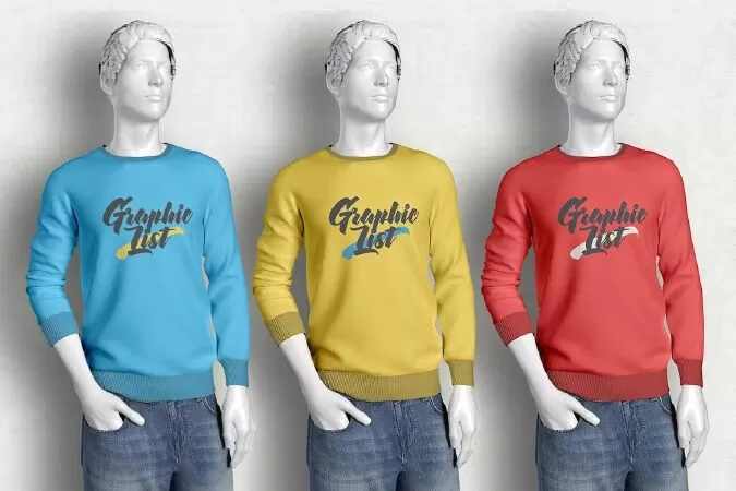 Long Sleeve T-shirt Mockups