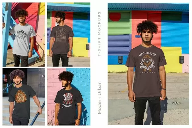 Urban Men T-Shirt Mockups