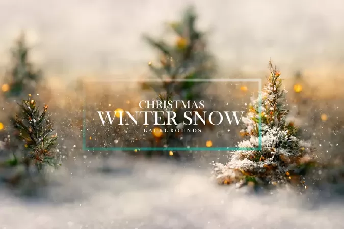 Christmas Winter Snow Backgrounds, Digital Backgrounds, digital backgrounds for photography