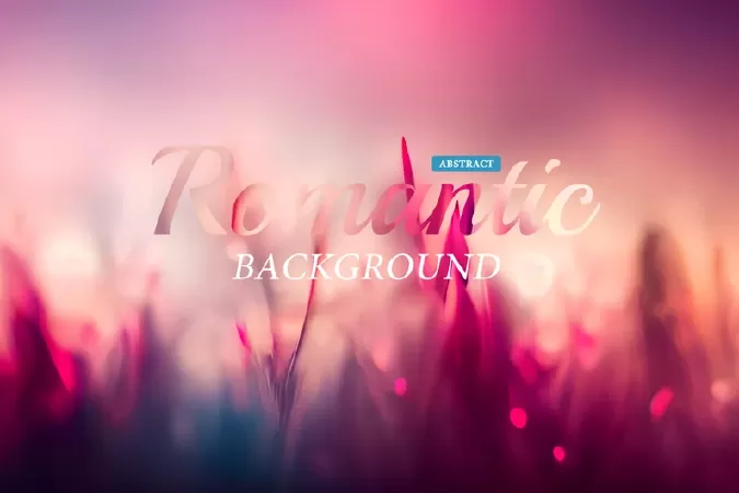 Romantic Abstract Background, Digital Backdrop, Pink Background, Y2K color