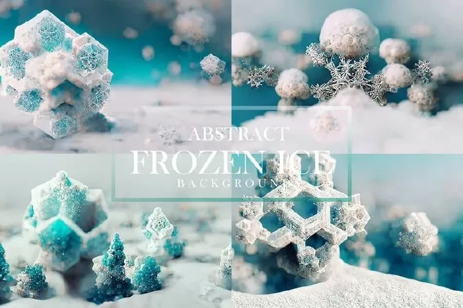 Freeze Winter Backgrounds #02, Digital Backgrounds