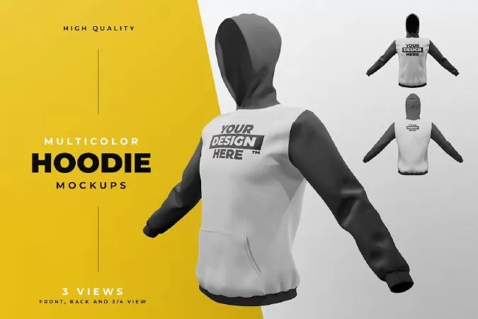 Realistic Hoodie Mockups