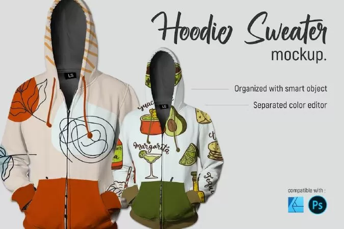 Hoodie Sweater - Mockup