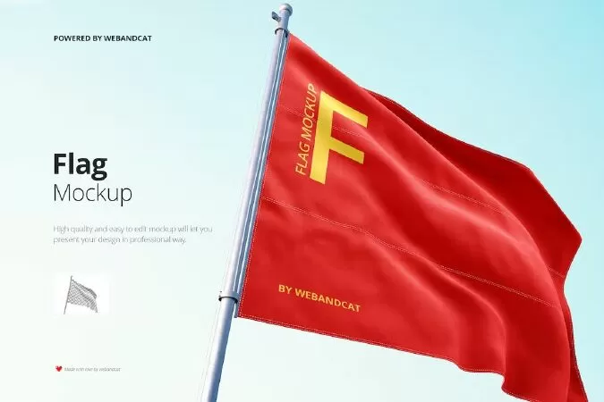 Flag Mockup