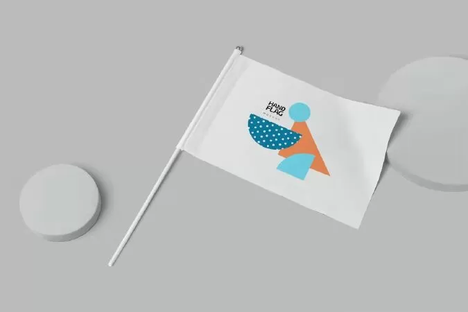 Hand Flag Mockups