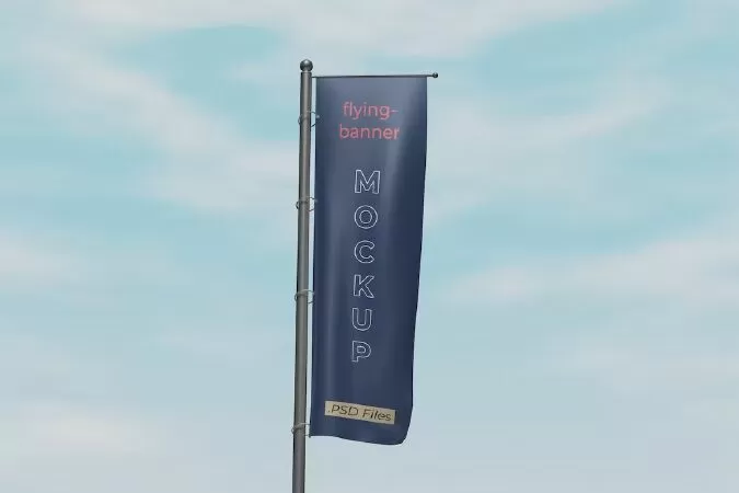 Promotional Flag Mockup