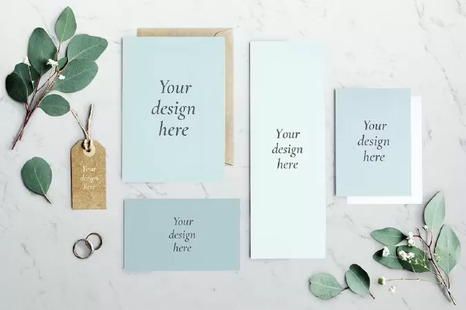 Wedding Invitation Mockup 1