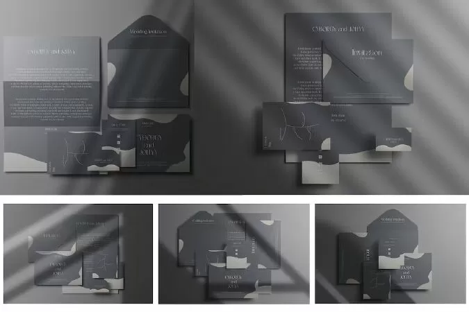 Wedding Invitation Mockup 3