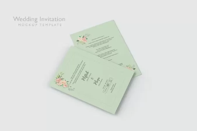 Wedding Invitation - Mockup Template