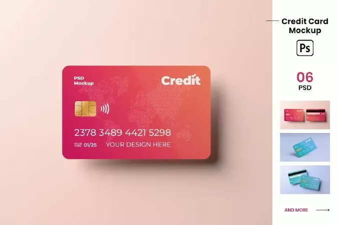 Credit Card Mockup 1