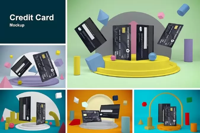 Credit Card Mockup 2