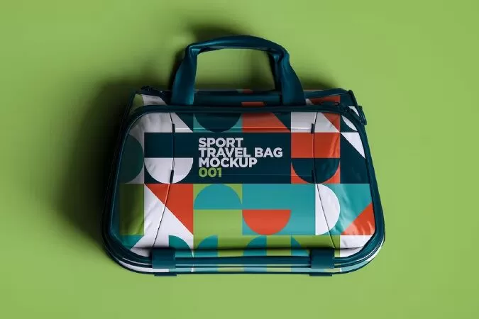 Sport Travel Bag Mockup 001