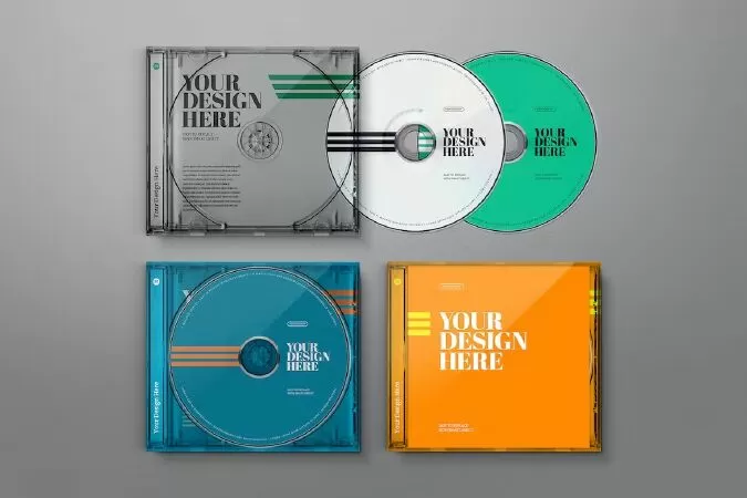 CD Mockup Jewel Case