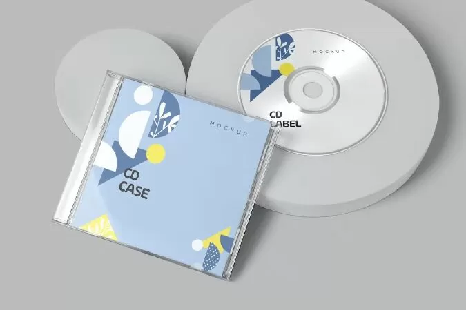 CD Label & Case Mockups