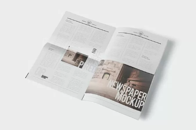 Professional Newspaper Ad PSD Mockups