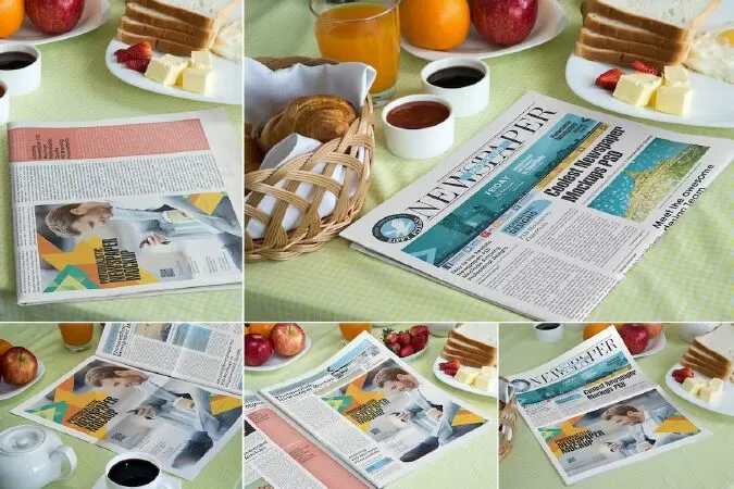 Newspaper Mockup Templates