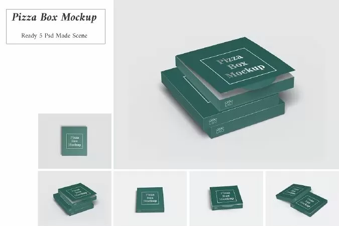 Pizza Box Mockups