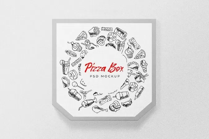 Pizza Box Mockup 3