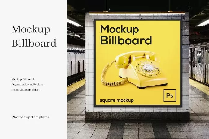 Underground Advertising Mockup