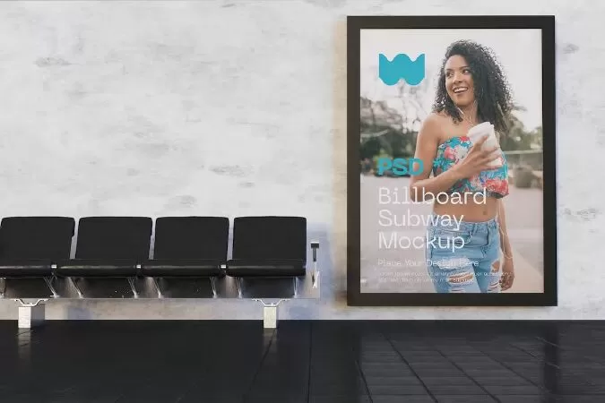 Subway Advertisements Mockup