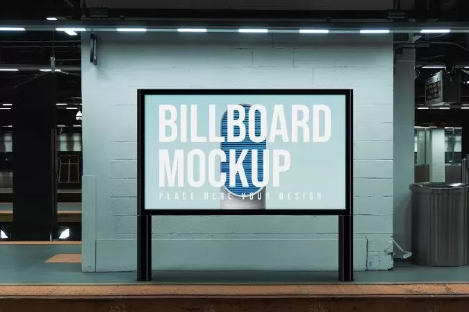 Subway Advertisement Mockup