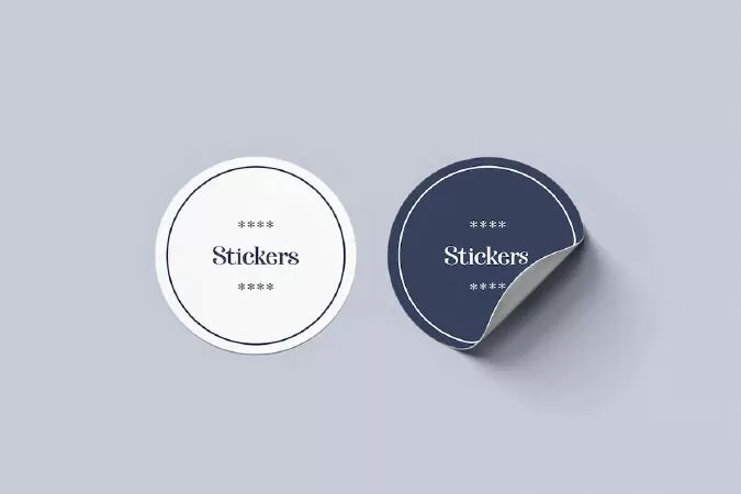 Stickers Mockup