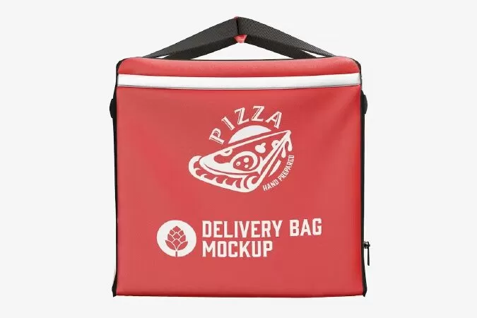 Big Delivery Bag Mockup