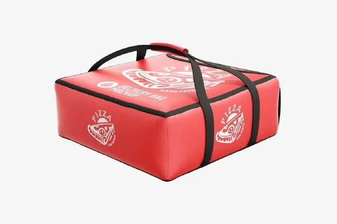 Flat Delivery Bag Mockup