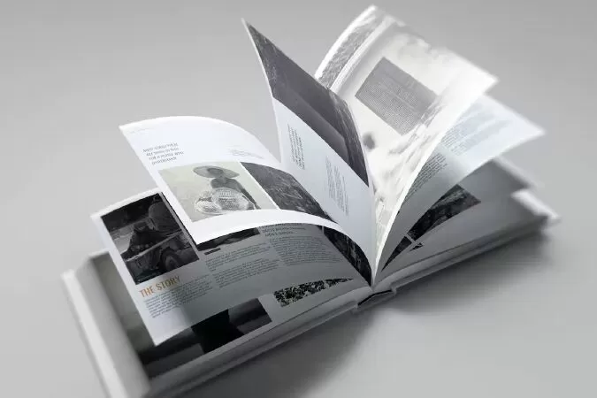 US Landscape Book Mockup