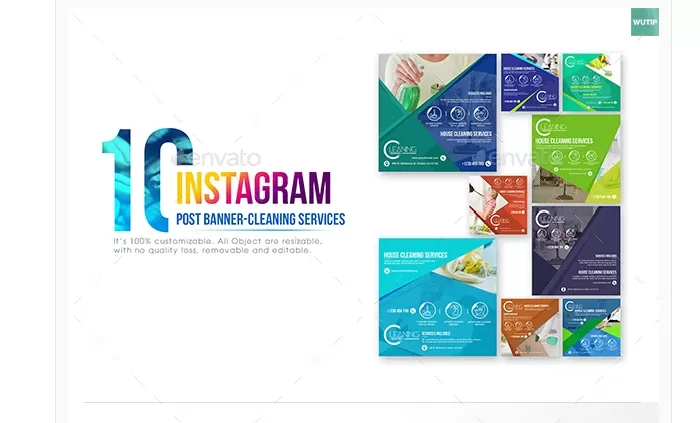 10 Instagram Post Banner - Cleaning Service