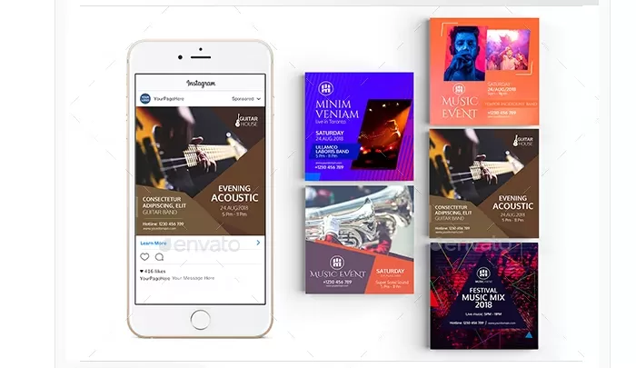 10 Instagram Post Banner - Music Event