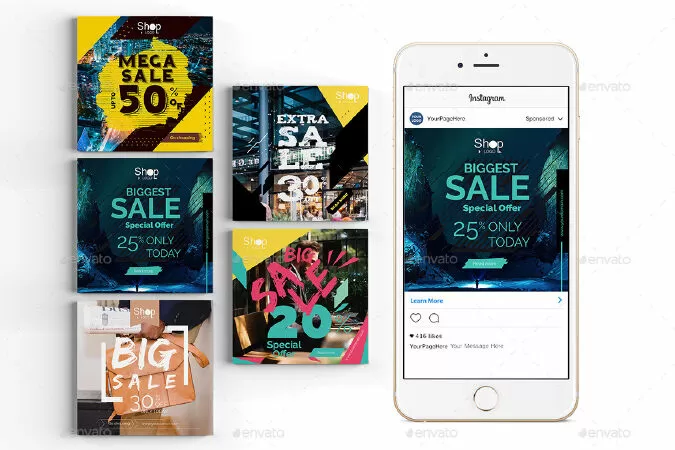 10 Instagram Post Banner-Big Sale