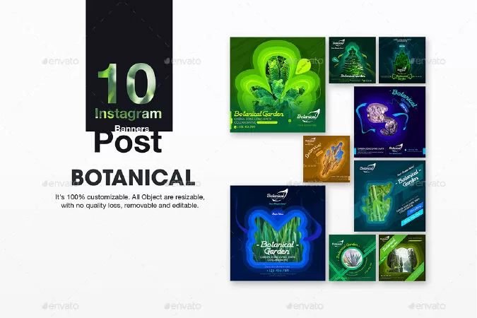 10 InstagramPost Banner-Botanical