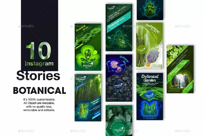 10 InstagramStories -Botanical