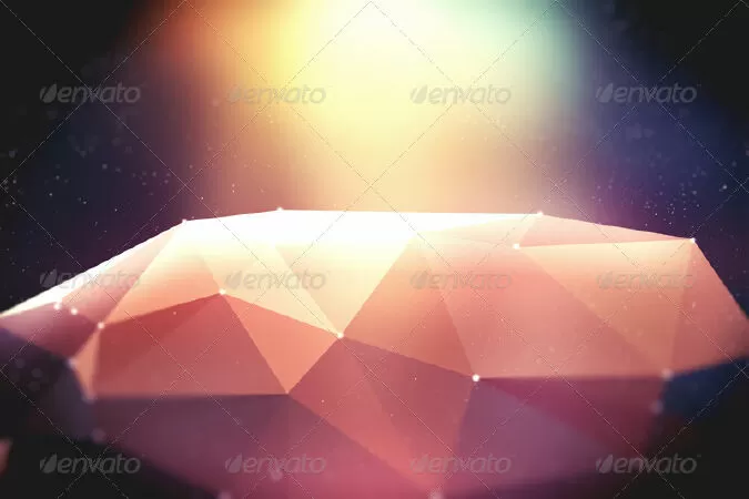 Abstract Triangle Geometrical Background V4