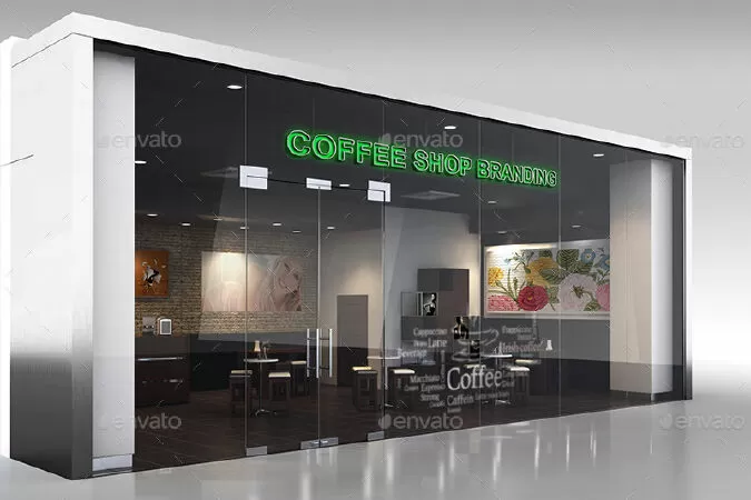 Coffee Shop Branding Mockups V2