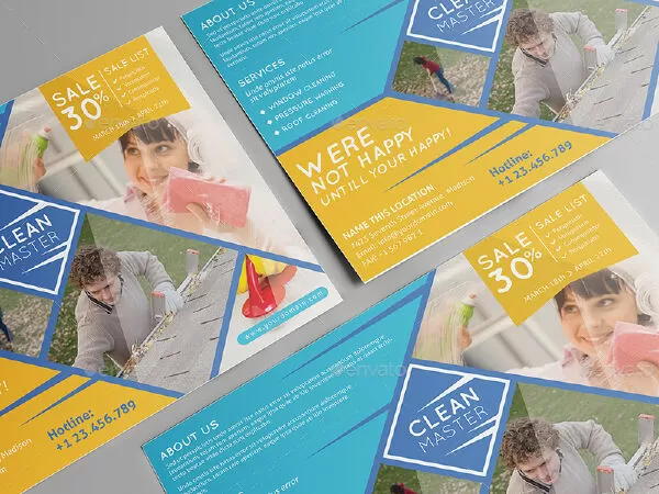 Window Cleaning & Pressure Washing/ Flyer Template