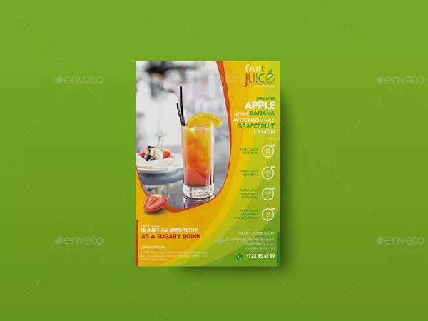 Fruit Juice Shop/ Flyer Template