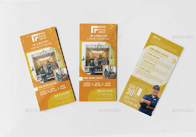 Moving Company / Rackcardand Postcard Template