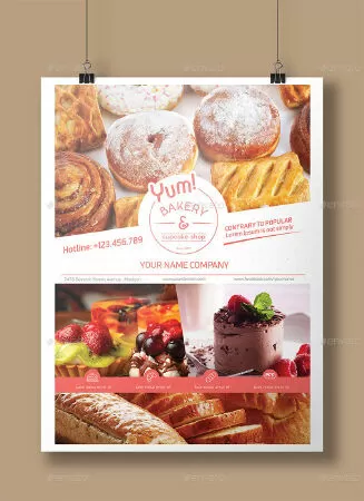 Bakery & Cupcake Shop - Set Template