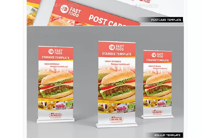 Restaurant/ Fast Food Bundle Templates