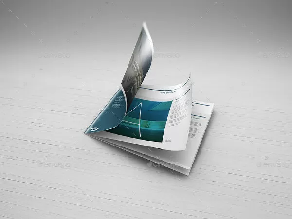 A4 Landscape Brochure Mockups