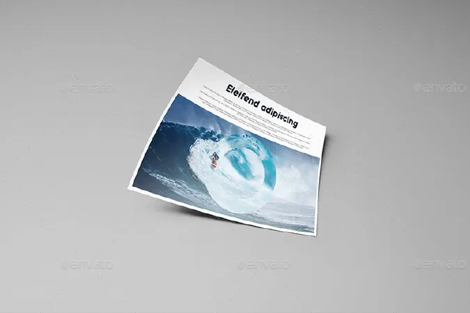 A4A5 Horizontal Flyer Mockups