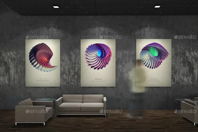Poster Exhibition Gallery Mockups