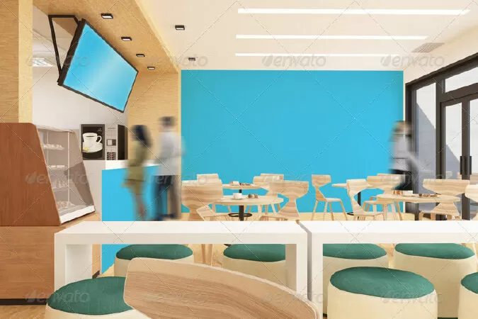 The Mockup Branding For Fast Food Outlets