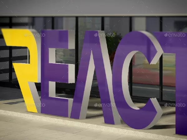3D Signage Mockups