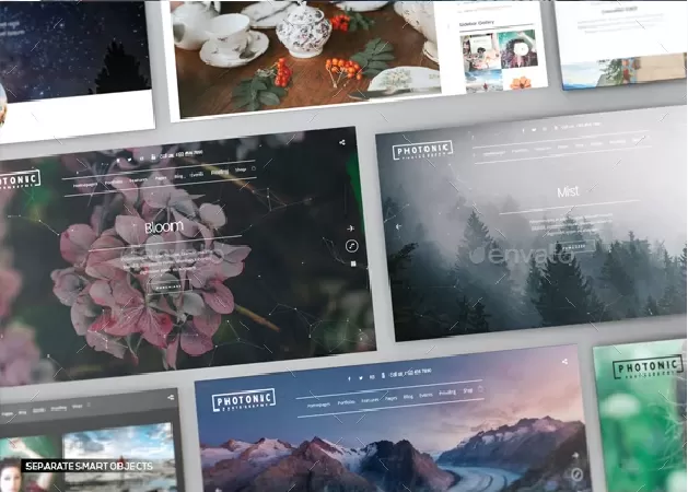 Perspective Presentation Web Mockup 09